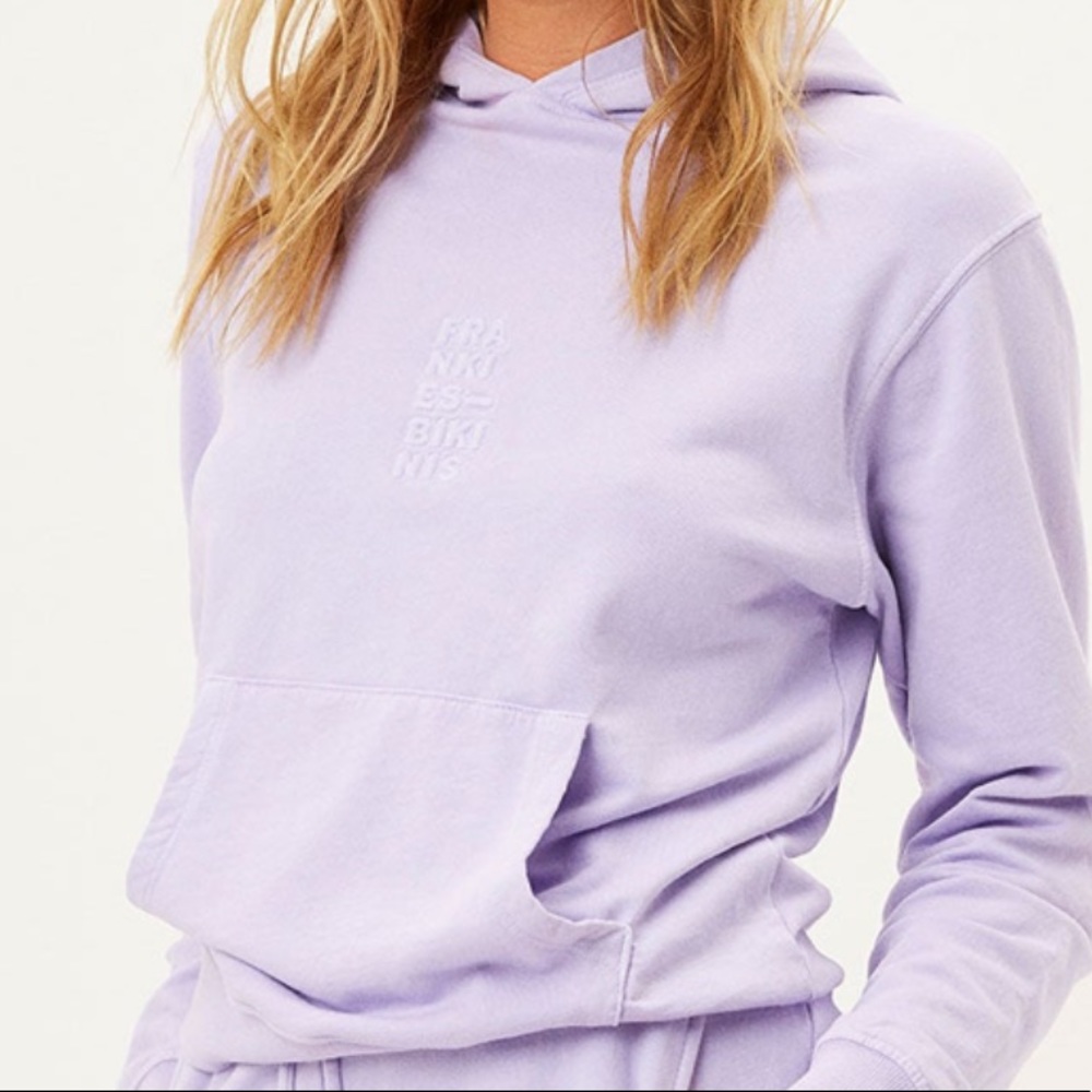 FRANKIE’S BIKINIS LILAC HOODIE